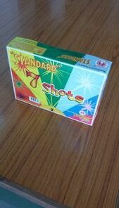 Seven Shots Red (5 Pcs)